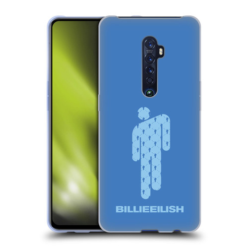 Billie Eilish Key Art Blohsh Blue Soft Gel Case for OPPO Reno 2