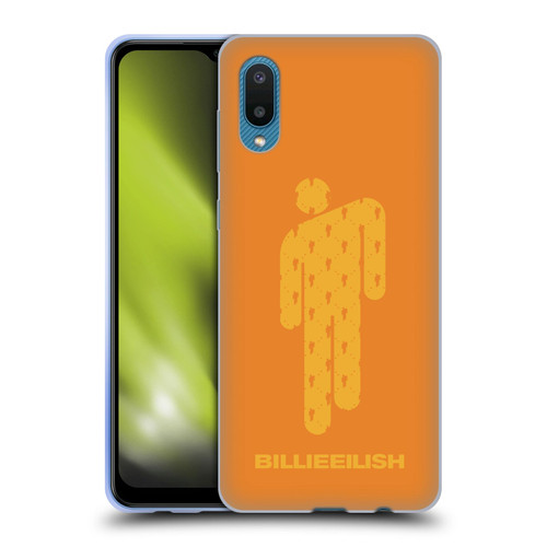 Billie Eilish Key Art Blohsh Orange Soft Gel Case for Samsung Galaxy A02/M02 (2021)