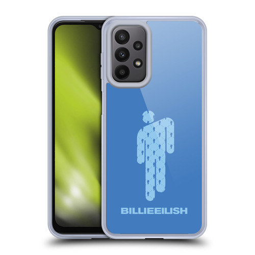 Billie Eilish Key Art Blohsh Blue Soft Gel Case for Samsung Galaxy A23 / 5G (2022)