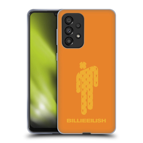Billie Eilish Key Art Blohsh Orange Soft Gel Case for Samsung Galaxy A33 5G (2022)