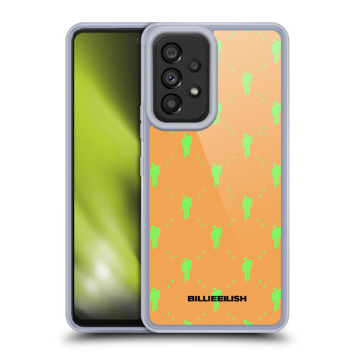 Billie Eilish Key Art Blohsh Pattern Soft Gel Case for Samsung Galaxy A53 5G (2022)