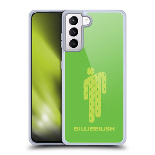 Billie Eilish Key Art Blohsh Green Soft Gel Case for Samsung Galaxy S21+ 5G