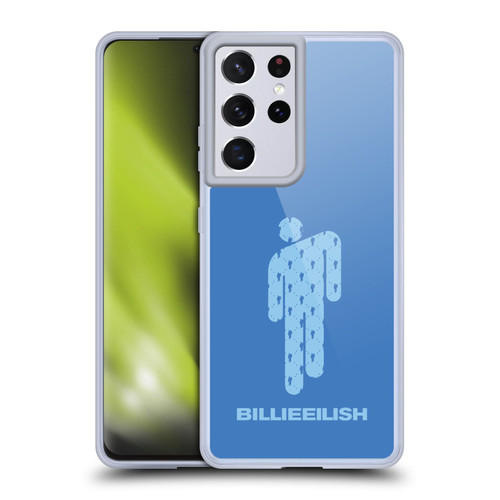Billie Eilish Key Art Blohsh Blue Soft Gel Case for Samsung Galaxy S21 Ultra 5G
