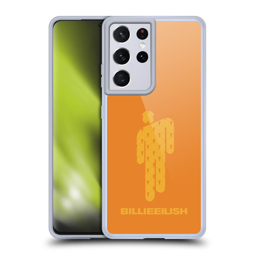 Billie Eilish Key Art Blohsh Orange Soft Gel Case for Samsung Galaxy S21 Ultra 5G