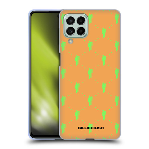 Billie Eilish Key Art Blohsh Pattern Soft Gel Case for Samsung Galaxy M53 (2022)