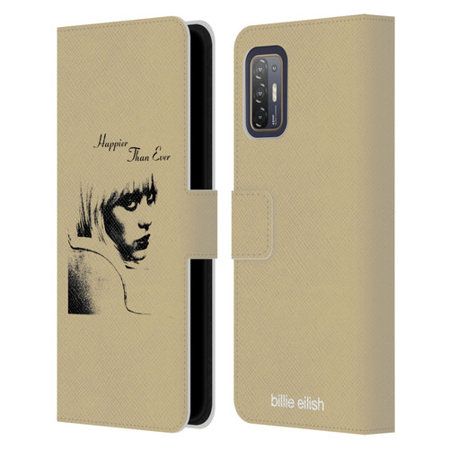 Billie Eilish Happier Than Ever Album Image Leather Book Wallet Case Cover For HTC Desire 21 Pro 5G