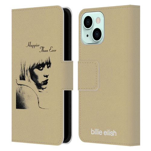 Billie Eilish Happier Than Ever Album Image Leather Book Wallet Case Cover For Apple iPhone 13 Mini