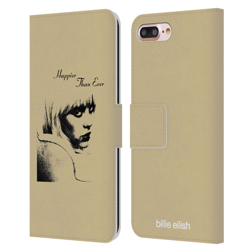 Billie Eilish Happier Than Ever Album Image Leather Book Wallet Case Cover For Apple iPhone 7 Plus / iPhone 8 Plus