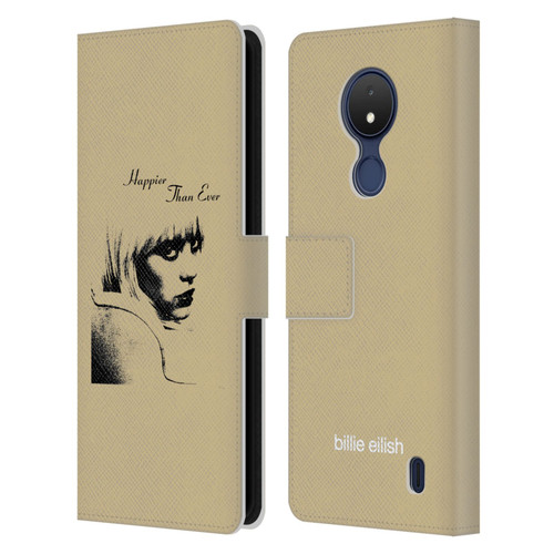 Billie Eilish Happier Than Ever Album Image Leather Book Wallet Case Cover For Nokia C21