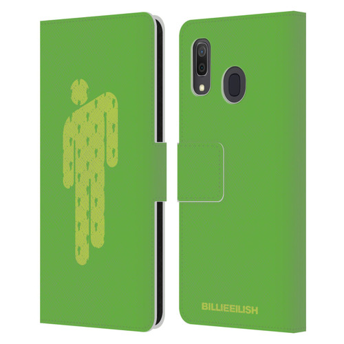 Billie Eilish Key Art Blohsh Green Leather Book Wallet Case Cover For Samsung Galaxy A33 5G (2022)