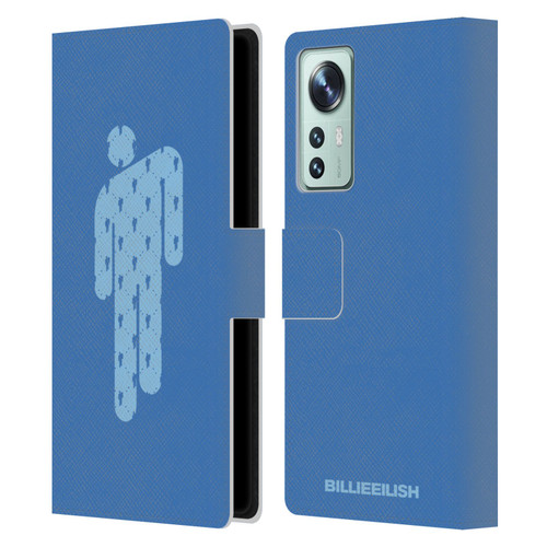 Billie Eilish Key Art Blohsh Blue Leather Book Wallet Case Cover For Xiaomi 12