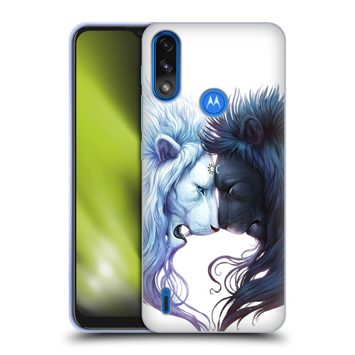 Jonas "JoJoesArt" Jödicke Creatures Brotherhood Lion Soft Gel Case for Motorola Moto E7 Power / Moto E7i Power