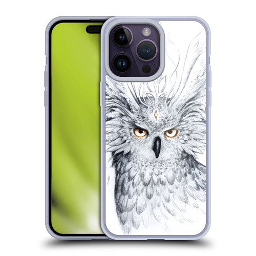 Jonas "JoJoesArt" Jödicke Wildlife Owl Soft Gel Case for Apple iPhone 14 Pro Max