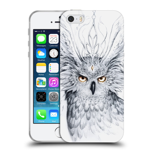 Jonas "JoJoesArt" Jödicke Wildlife Owl Soft Gel Case for Apple iPhone 5 / 5s / iPhone SE 2016