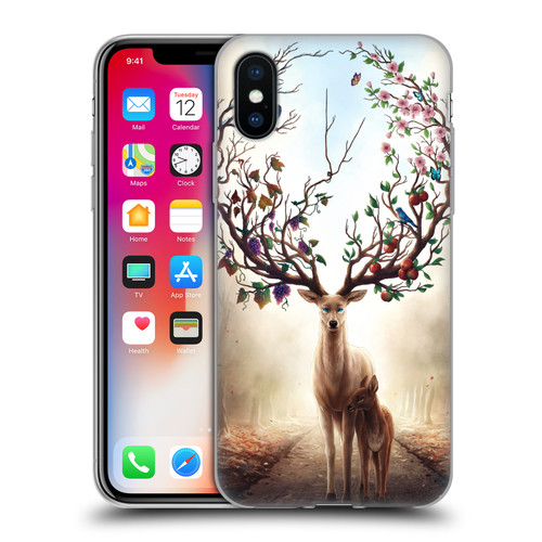 Jonas "JoJoesArt" Jödicke Wildlife Seasons Soft Gel Case for Apple iPhone X / iPhone XS