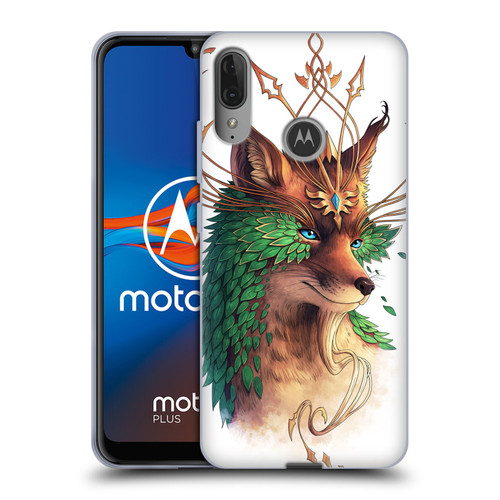 Jonas "JoJoesArt" Jödicke Wildlife Fox Coloured Soft Gel Case for Motorola Moto E6 Plus