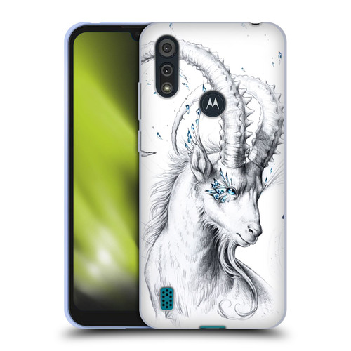 Jonas "JoJoesArt" Jödicke Wildlife Capricorn Soft Gel Case for Motorola Moto E6s (2020)