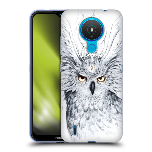 Jonas "JoJoesArt" Jödicke Wildlife Owl Soft Gel Case for Nokia 1.4