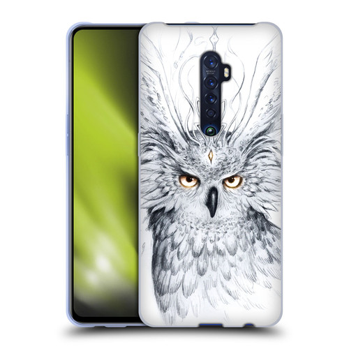 Jonas "JoJoesArt" Jödicke Wildlife Owl Soft Gel Case for OPPO Reno 2