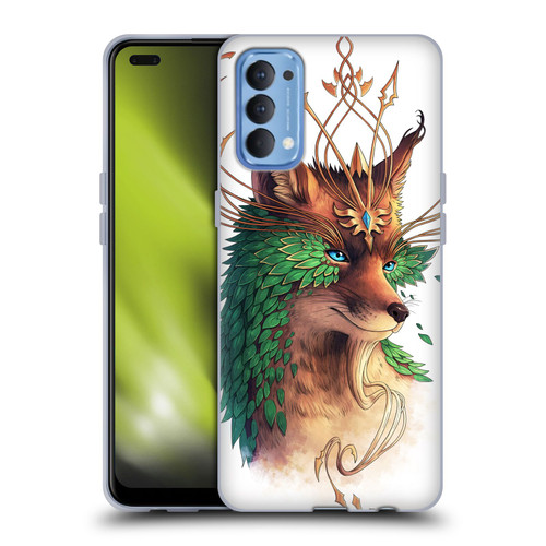 Jonas "JoJoesArt" Jödicke Wildlife Fox Coloured Soft Gel Case for OPPO Reno 4 5G