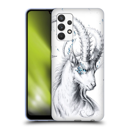 Jonas "JoJoesArt" Jödicke Wildlife Capricorn Soft Gel Case for Samsung Galaxy A32 (2021)