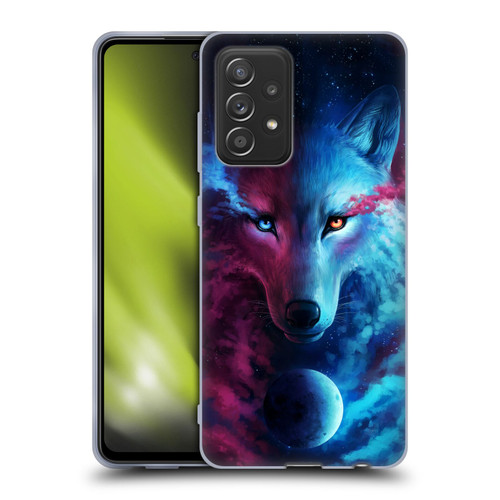Jonas "JoJoesArt" Jödicke Wildlife Wolf Galaxy Soft Gel Case for Samsung Galaxy A52 / A52s / 5G (2021)