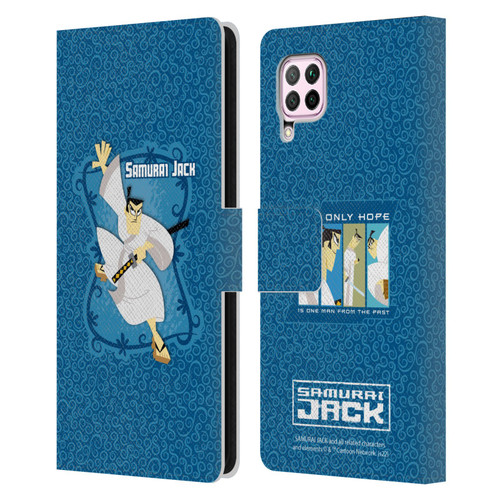 Samurai Jack Graphics Character Art 1 Leather Book Wallet Case Cover For Huawei Nova 6 SE / P40 Lite