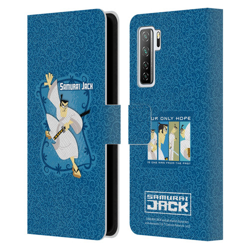 Samurai Jack Graphics Character Art 1 Leather Book Wallet Case Cover For Huawei Nova 7 SE/P40 Lite 5G