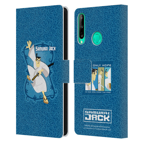 Samurai Jack Graphics Character Art 1 Leather Book Wallet Case Cover For Huawei P40 lite E