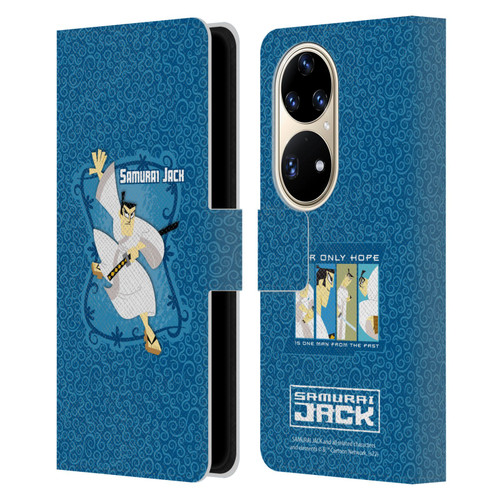 Samurai Jack Graphics Character Art 1 Leather Book Wallet Case Cover For Huawei P50 Pro
