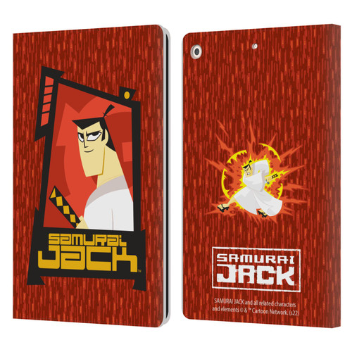 Samurai Jack Graphics Character Art 2 Leather Book Wallet Case Cover For Apple iPad 10.2 2019/2020/2021