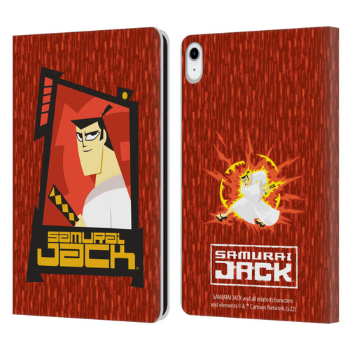 Samurai Jack Graphics Character Art 2 Leather Book Wallet Case Cover For Apple iPad 10.9 (2022)