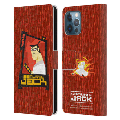 Samurai Jack Graphics Character Art 2 Leather Book Wallet Case Cover For Apple iPhone 12 Pro Max