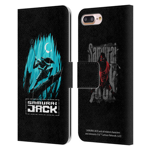 Samurai Jack Graphics Season 5 Poster Leather Book Wallet Case Cover For Apple iPhone 7 Plus / iPhone 8 Plus