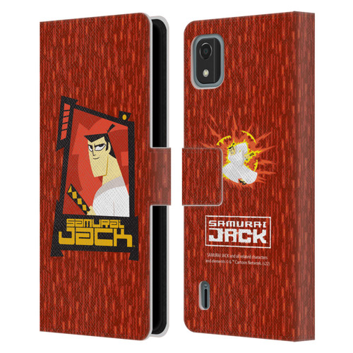 Samurai Jack Graphics Character Art 2 Leather Book Wallet Case Cover For Nokia C2 2nd Edition