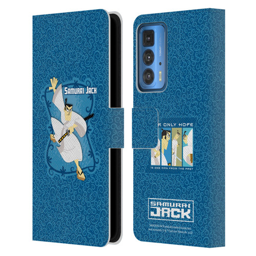 Samurai Jack Graphics Character Art 1 Leather Book Wallet Case Cover For Motorola Edge 20 Pro