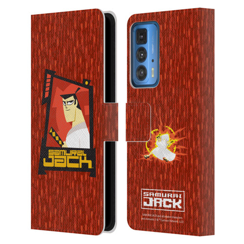 Samurai Jack Graphics Character Art 2 Leather Book Wallet Case Cover For Motorola Edge 20 Pro