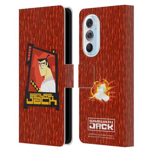 Samurai Jack Graphics Character Art 2 Leather Book Wallet Case Cover For Motorola Edge X30