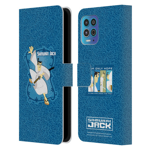 Samurai Jack Graphics Character Art 1 Leather Book Wallet Case Cover For Motorola Moto G100