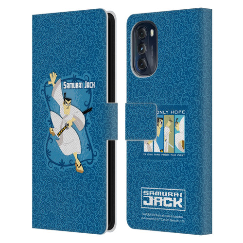 Samurai Jack Graphics Character Art 1 Leather Book Wallet Case Cover For Motorola Moto G (2022)