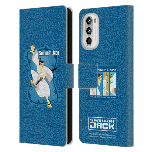 Samurai Jack Graphics Character Art 1 Leather Book Wallet Case Cover For Motorola Moto G52
