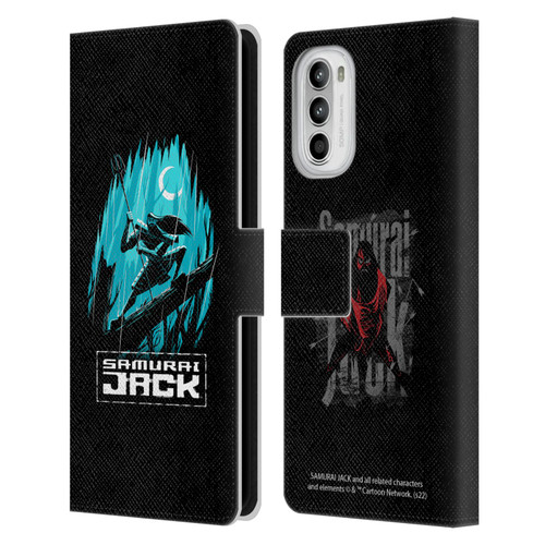 Samurai Jack Graphics Season 5 Poster Leather Book Wallet Case Cover For Motorola Moto G52