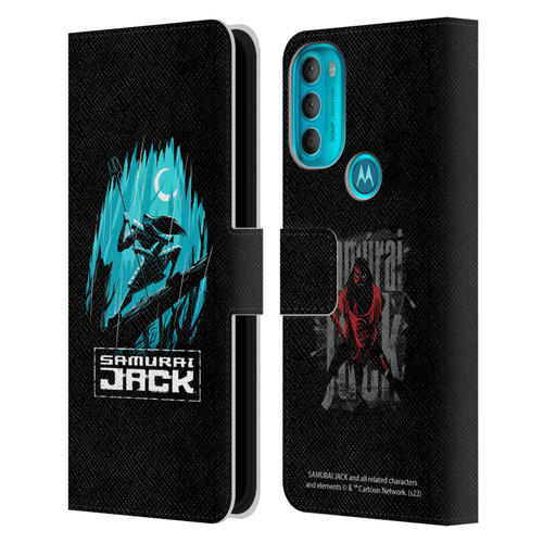 Samurai Jack Graphics Season 5 Poster Leather Book Wallet Case Cover For Motorola Moto G71 5G