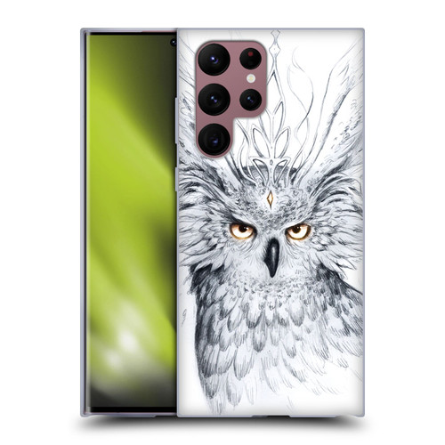 Jonas "JoJoesArt" Jödicke Wildlife Owl Soft Gel Case for Samsung Galaxy S22 Ultra 5G