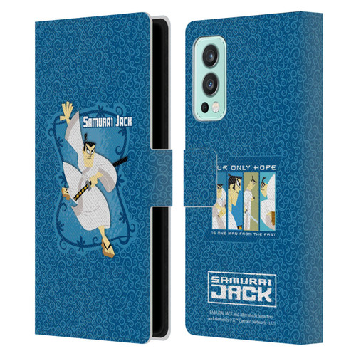 Samurai Jack Graphics Character Art 1 Leather Book Wallet Case Cover For OnePlus Nord 2 5G