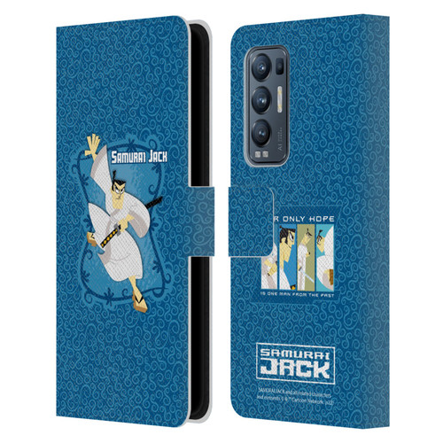 Samurai Jack Graphics Character Art 1 Leather Book Wallet Case Cover For OPPO Find X3 Neo / Reno5 Pro+ 5G