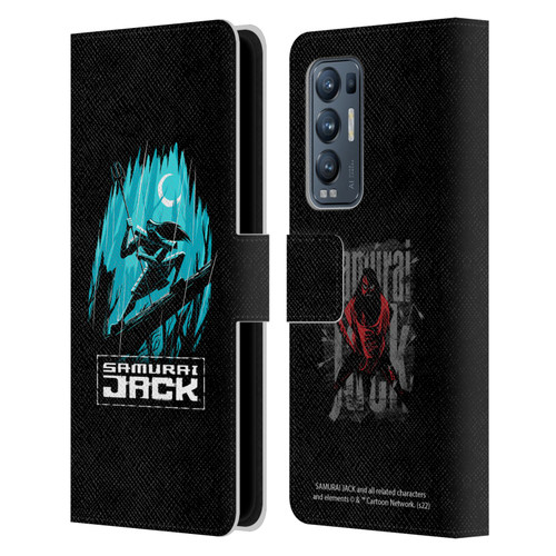 Samurai Jack Graphics Season 5 Poster Leather Book Wallet Case Cover For OPPO Find X3 Neo / Reno5 Pro+ 5G