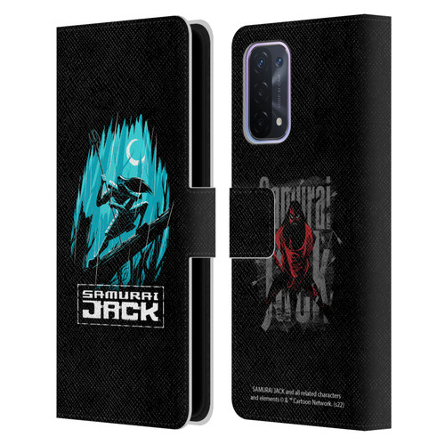 Samurai Jack Graphics Season 5 Poster Leather Book Wallet Case Cover For OPPO A54 5G
