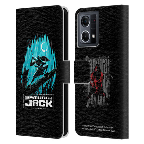 Samurai Jack Graphics Season 5 Poster Leather Book Wallet Case Cover For OPPO Reno8 4G