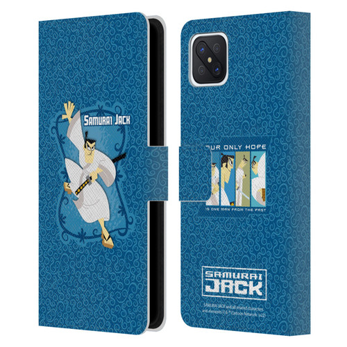 Samurai Jack Graphics Character Art 1 Leather Book Wallet Case Cover For OPPO Reno4 Z 5G